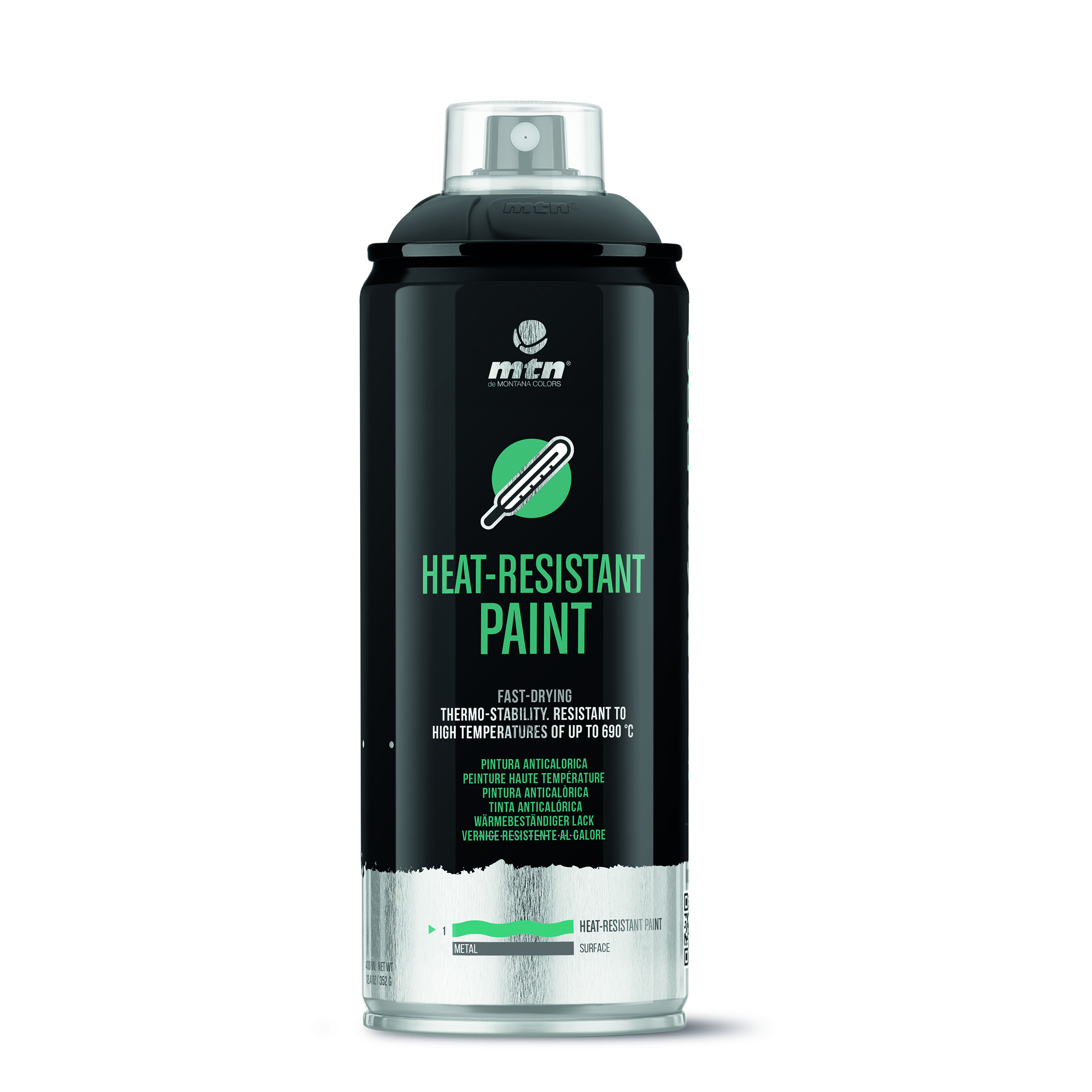 MTN PRO Preto Alta Temperatura 400ML