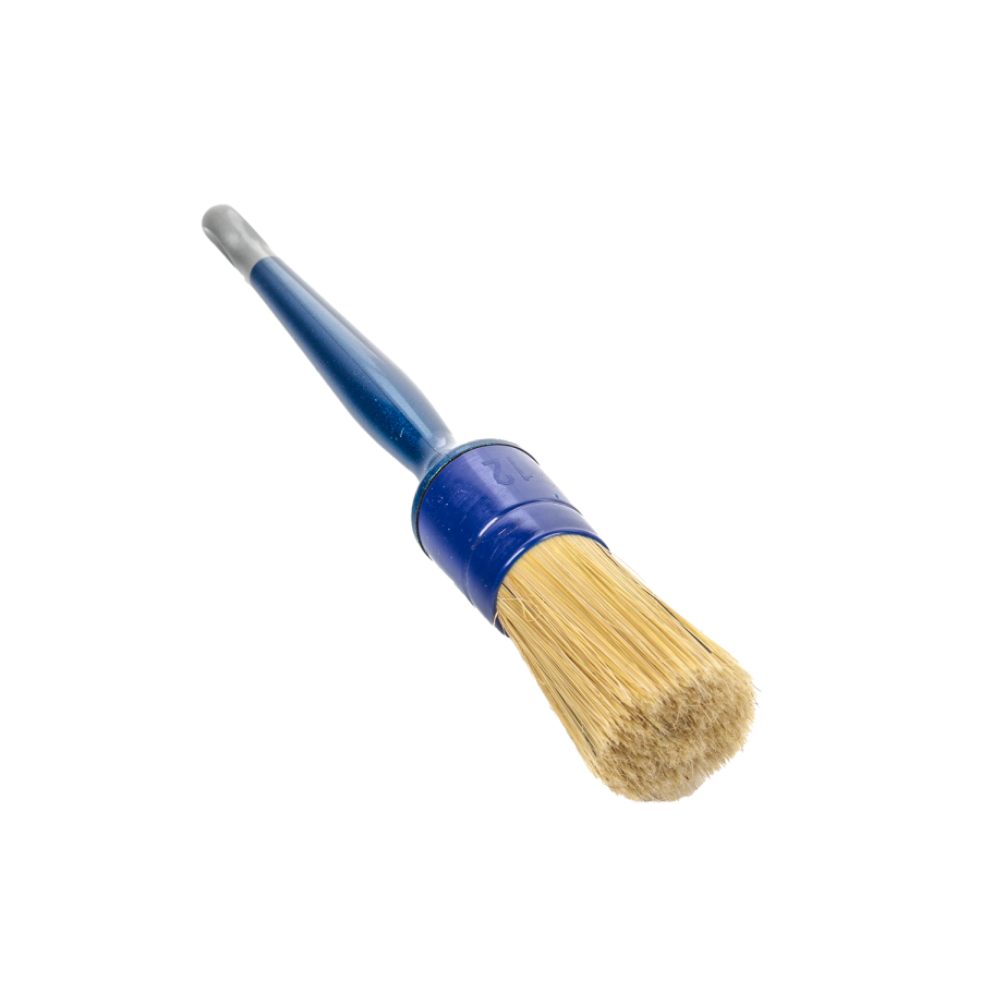RR Customs Blue Brush With Natural Bristles N12