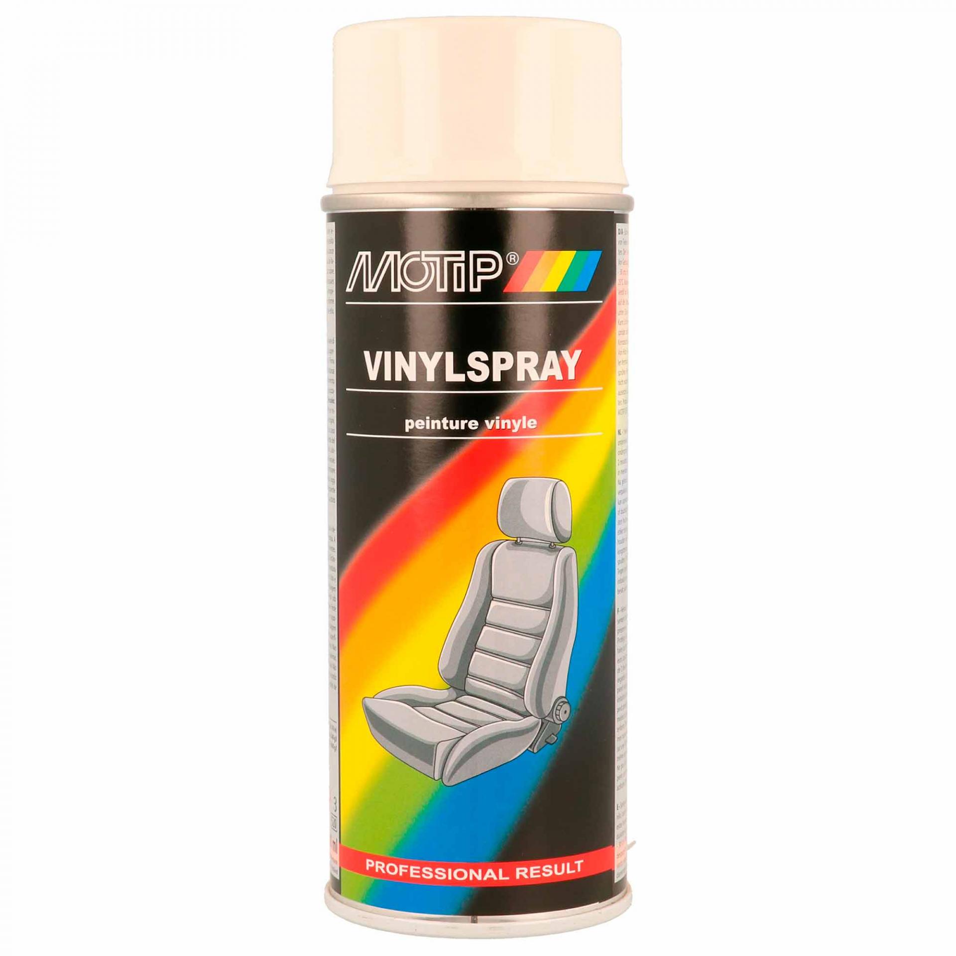 Spray Motip Pintura Vinyl e Pele Branco